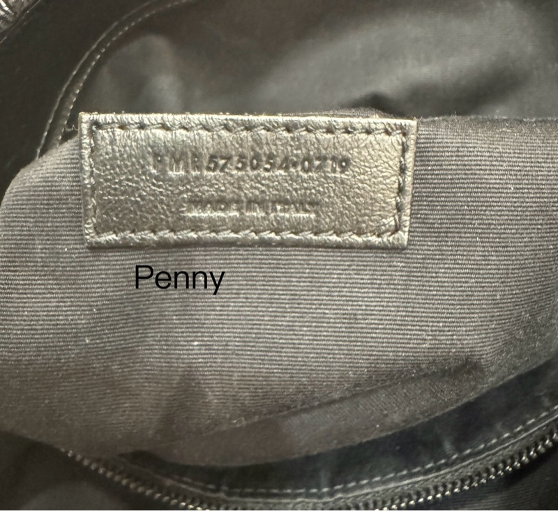 YSL NIKI復古油蠟皮 皮革中型手袋-5