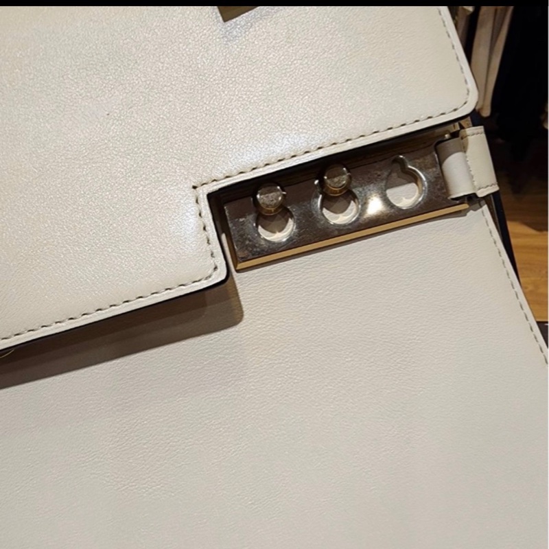 ❤️可議價❤️比利時皇室御用的百年皮件Delvaux DELVAUS Tempête MM大包Tourterelle I - Ivory-4