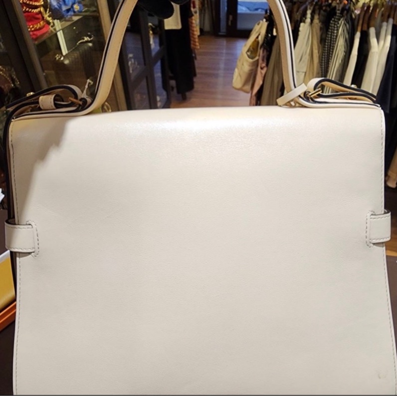 ❤️可議價❤️比利時皇室御用的百年皮件Delvaux DELVAUS Tempête MM大包Tourterelle I - Ivory-6