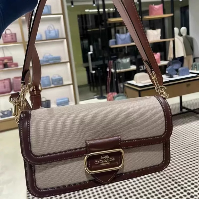 Coach Morgan 法棍雙肩帶肩包/斜背包-7