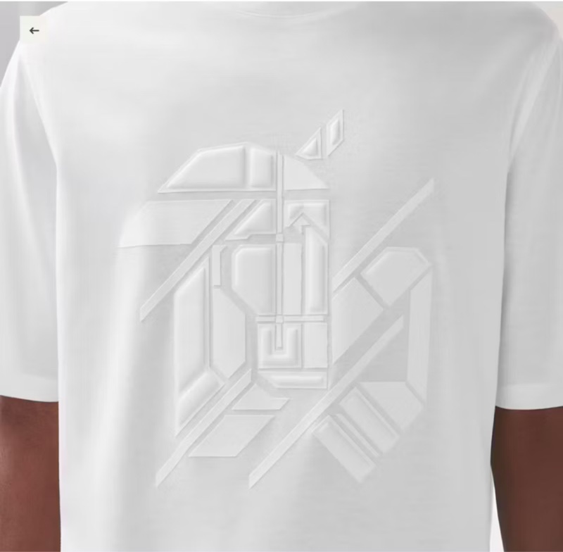 Herme愛馬仕3D浮印T-shirt-1