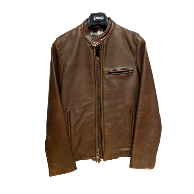Schott NYC 真皮皮衣外套-0