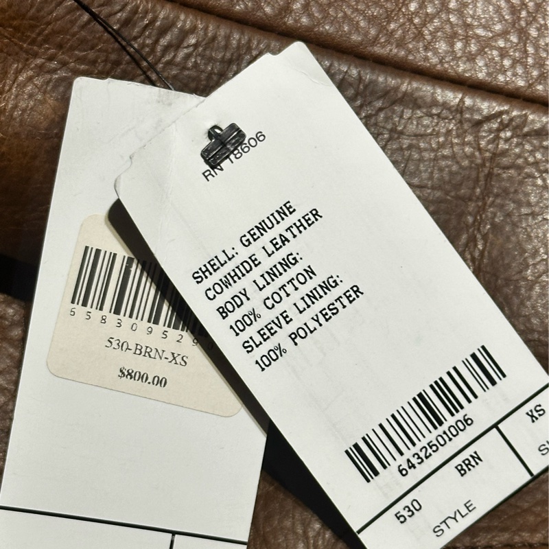 Schott NYC 真皮皮衣外套-4