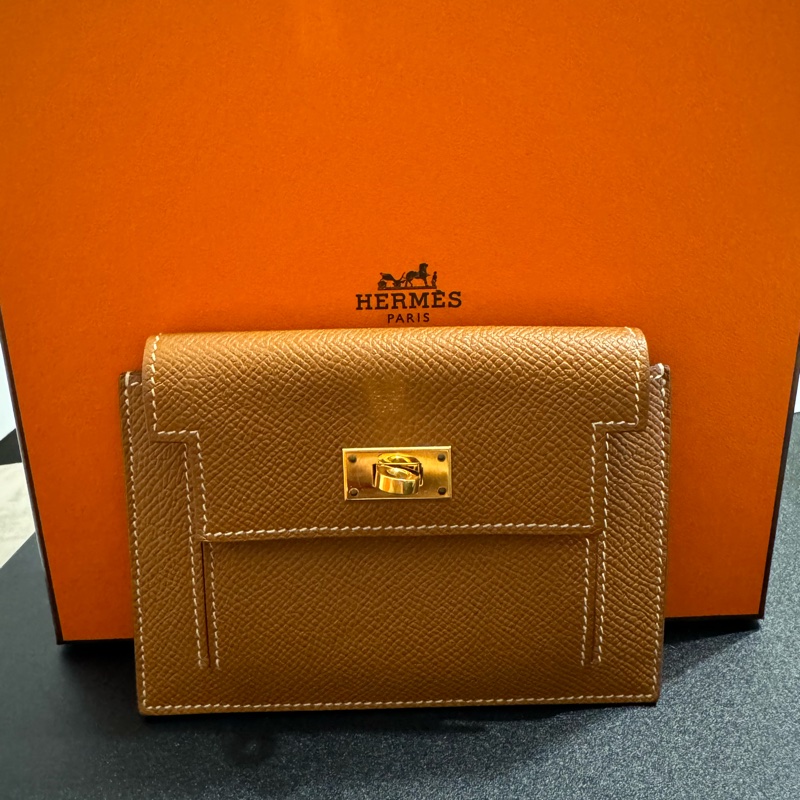 Hermes夢幻逸品‼️Kelly Pocket短錢包-0