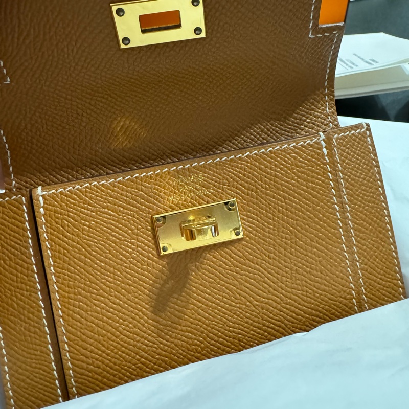 Hermes夢幻逸品‼️Kelly Pocket短錢包-9