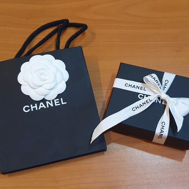 Chanel 香奈兒 經典款 雙C logo 金色+鑽 項鍊-8