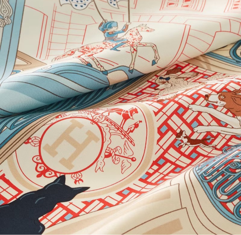 愛馬仕Mystere au 24消失的24絲巾-1