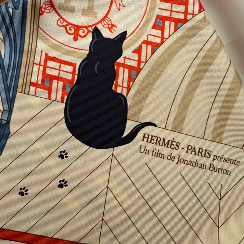 愛馬仕Mystere au 24消失的24絲巾-3