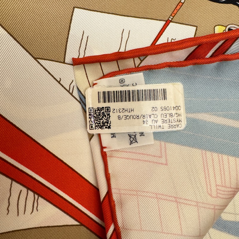 愛馬仕Mystere au 24消失的24絲巾-5