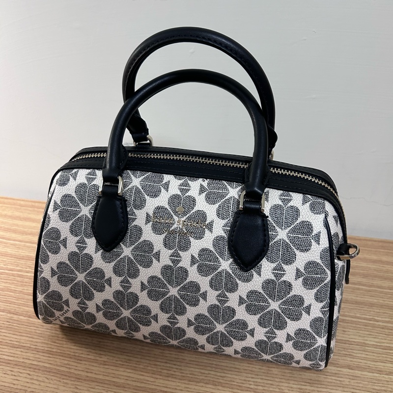 Kate Spade 老花小波士頓包-7