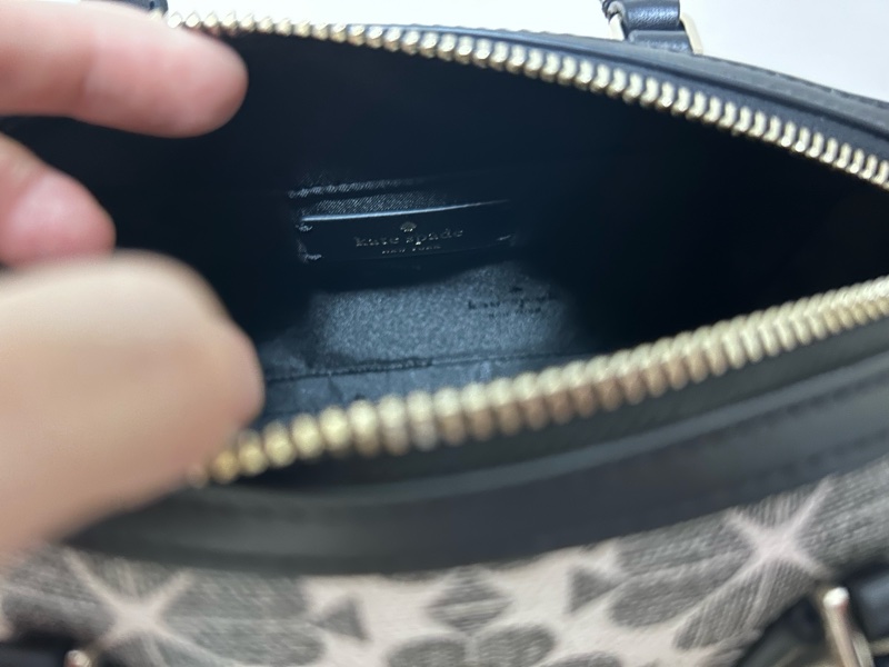 Kate Spade 老花小波士頓包-10