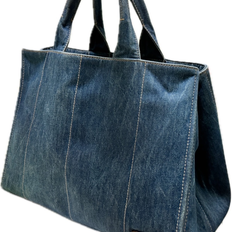 Prada牛仔托特包 (大)-1