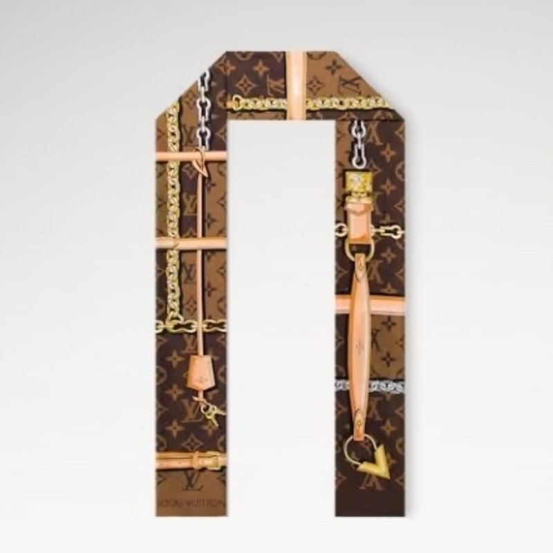 lv 經典長絲巾-5