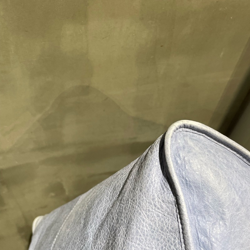 ▪️富貴選物FUGUEI▪️balenciaga 機車包 霧霾藍 city 包-24