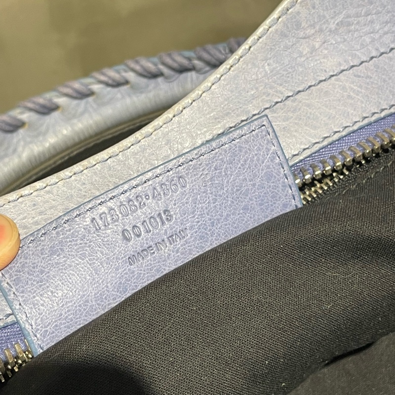 ▪️富貴選物FUGUEI▪️balenciaga 機車包 霧霾藍 city 包-33