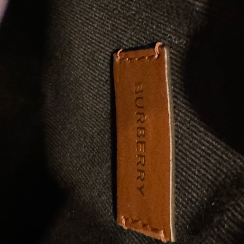 全新2024新品 Burberry 迷你格紋波士頓包保齡球包 深樺木棕-15