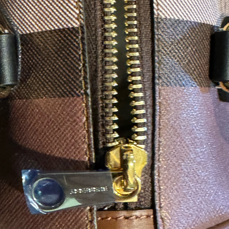 全新2024新品 Burberry 迷你格紋波士頓包保齡球包 深樺木棕-22