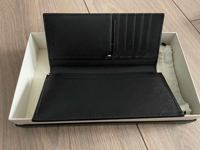 萬寶龍MONTBLANC 匠心系列 防刮男長夾 113219 黑色-2