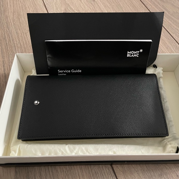 萬寶龍MONTBLANC 匠心系列 防刮男長夾 113219 黑色-9