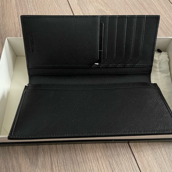 萬寶龍MONTBLANC 匠心系列 防刮男長夾 113219 黑色-12