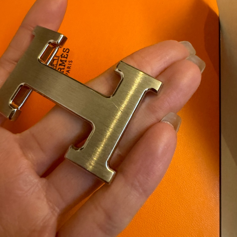 愛馬仕Hermes H皮帶釦 ＆ 雙面皮腰帶32 MM-7