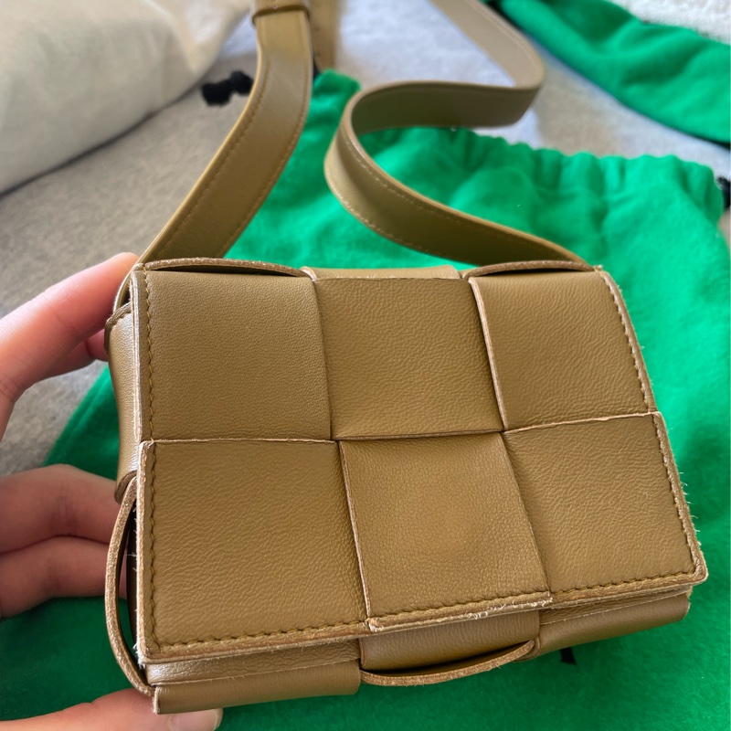 Bottega Veneta candy cassette acorn 橡果棕mini bag 六格 羊皮 BV-1