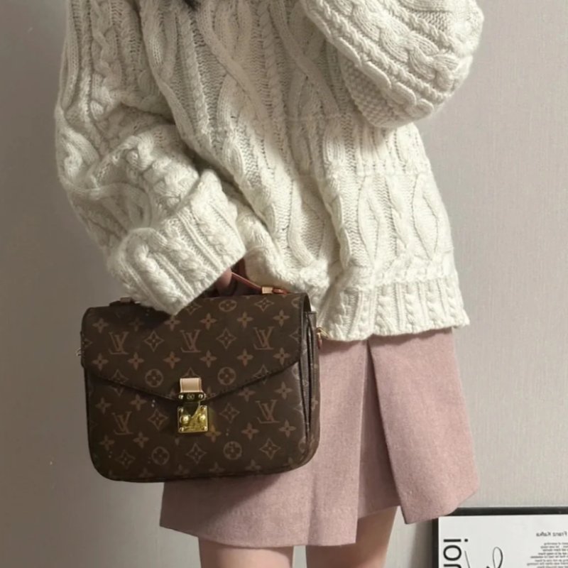 Lv 老花郵差包 芯片款-2