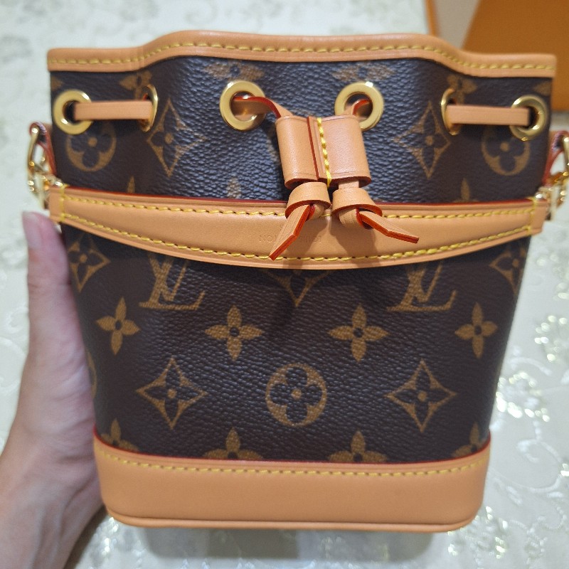 LV nano noe 老花小水桶包-5