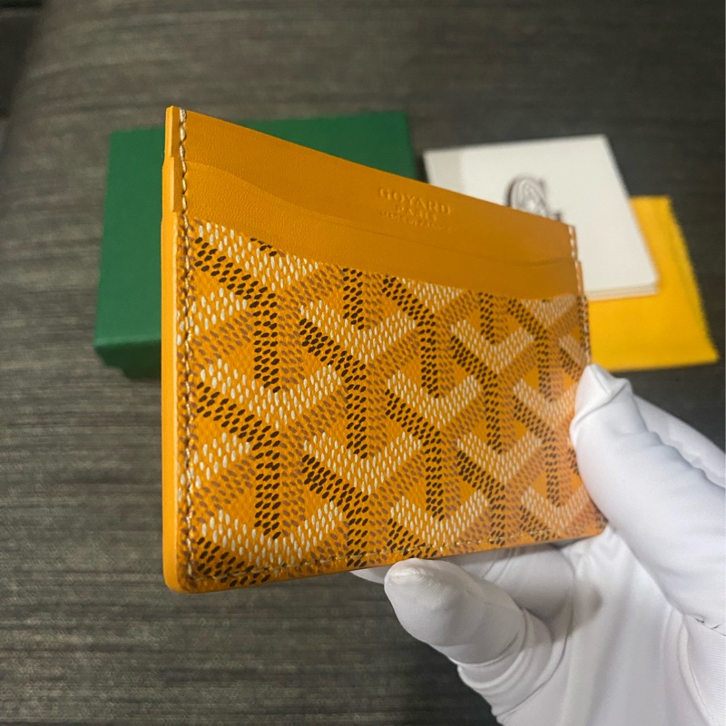 *優惠*全新Goyard 招財黃卡包-2