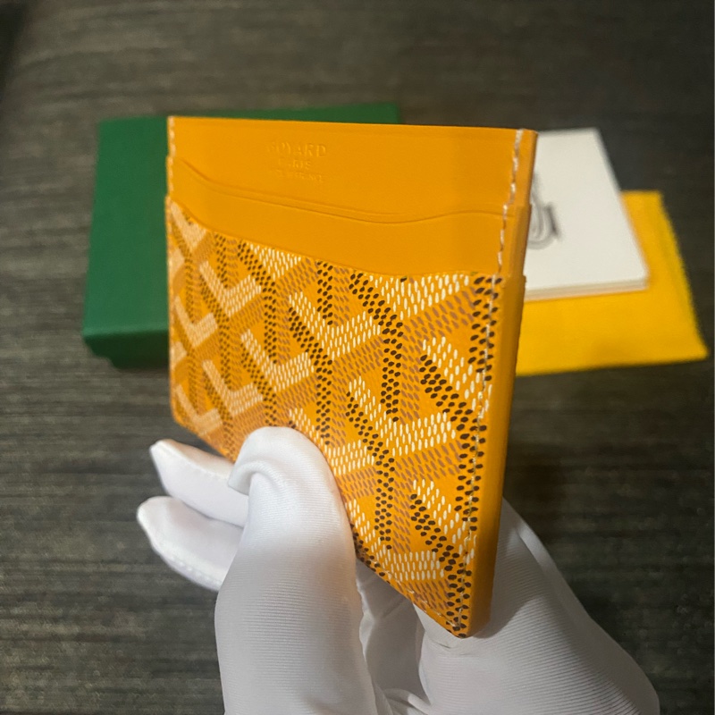 *優惠*全新Goyard 招財黃卡包-3