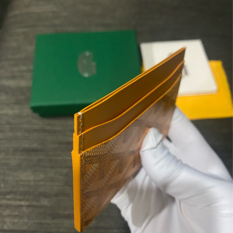 *優惠*全新Goyard 招財黃卡包-4