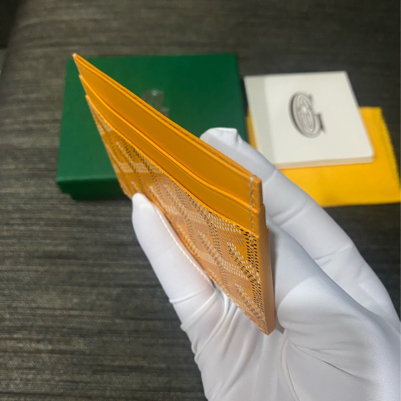 *優惠*全新Goyard 招財黃卡包-5