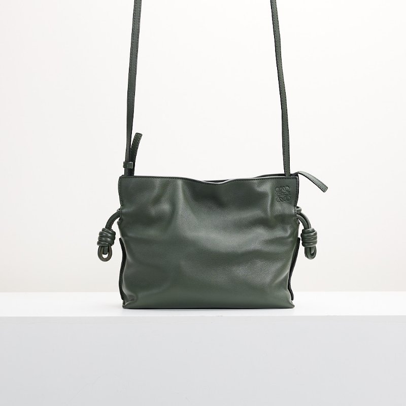 loewe flamenco mini福袋包/復古卡其綠-0