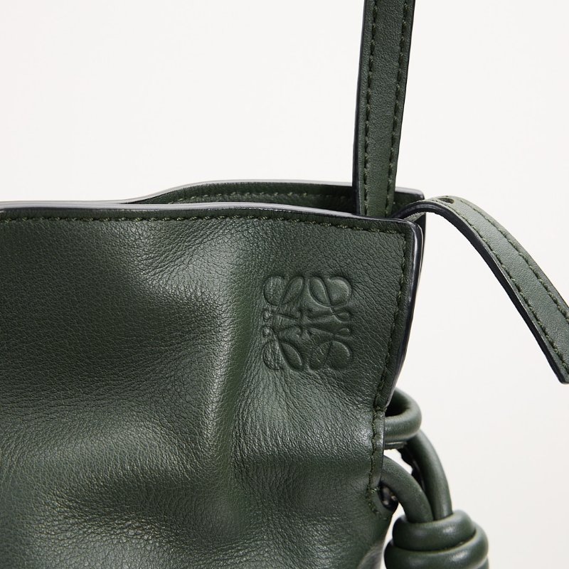loewe flamenco mini福袋包/復古卡其綠-5