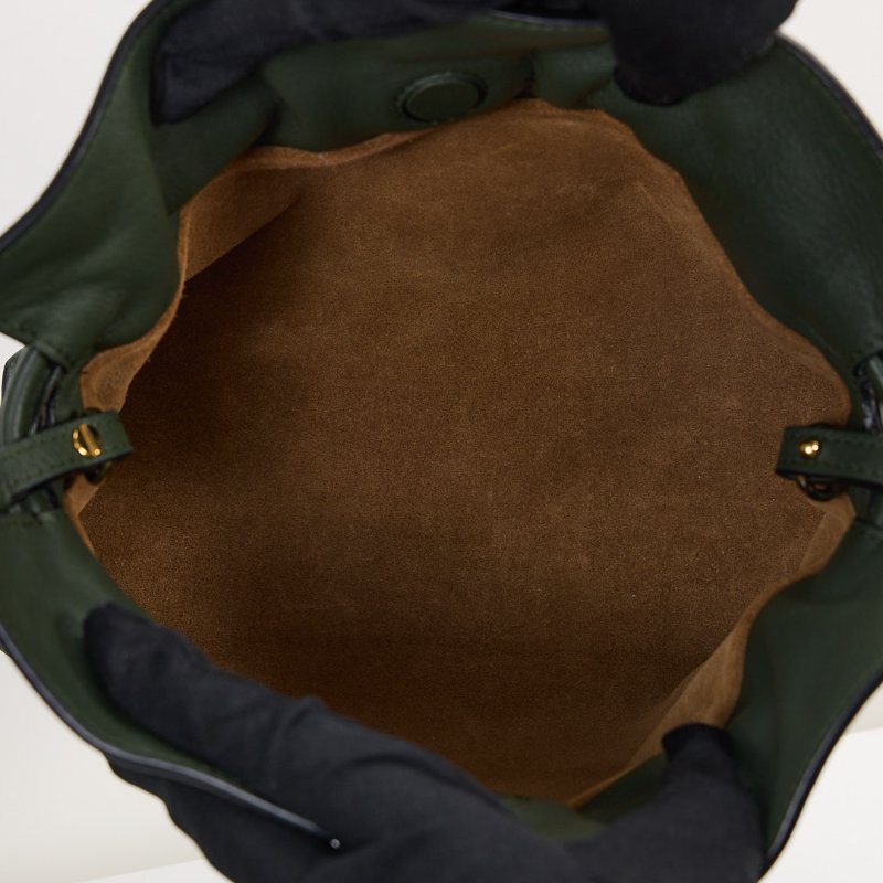 loewe flamenco mini福袋包/復古卡其綠-15