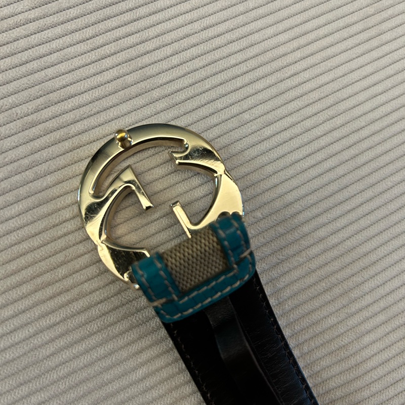 GUCCI經典雙G logo腰帶-5