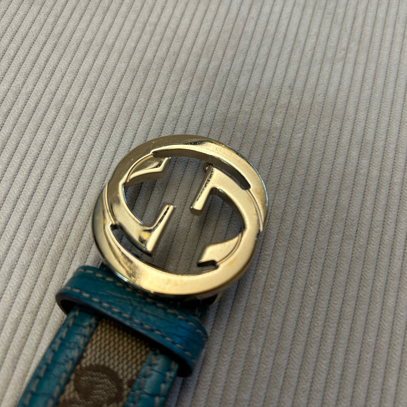 GUCCI經典雙G logo腰帶-4