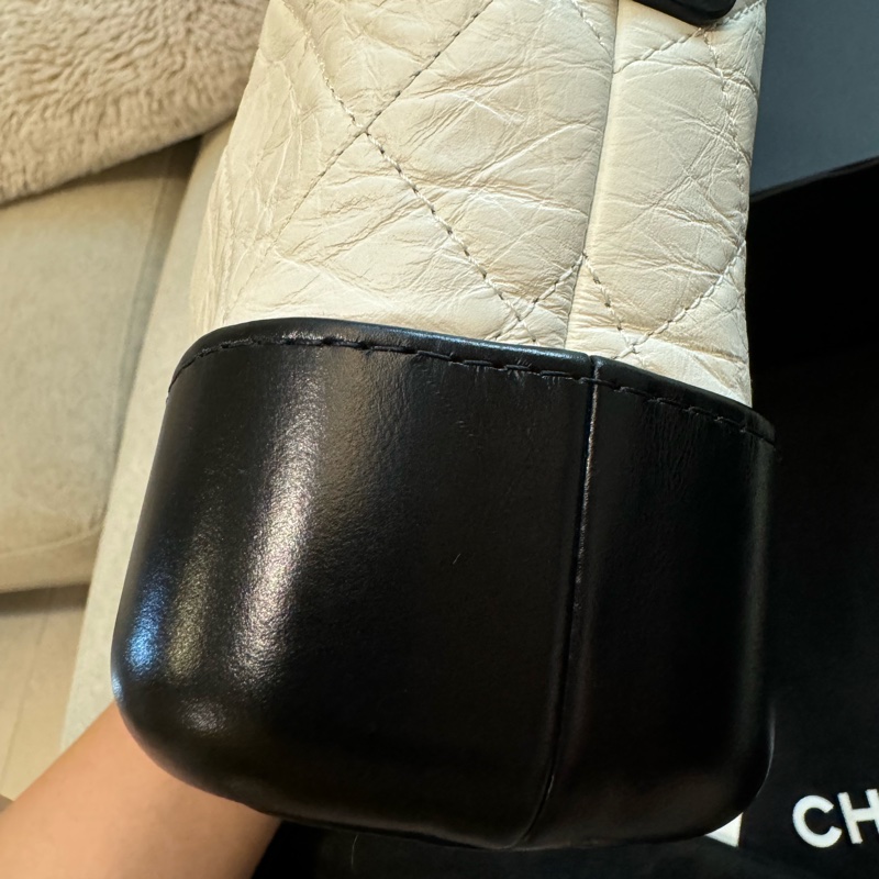 Chanel 香奈兒 小號流浪包 最美的黑白配色 全套含證-6