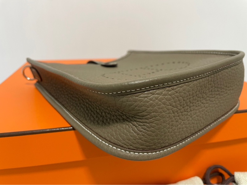 🔥年末特惠🔥愛馬仕Hermes大象灰mini Évelyne 2024最新w刻-5