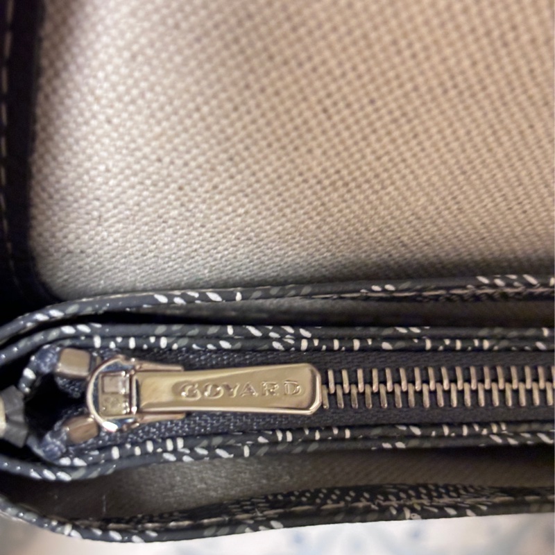 GOYARD PLUMET 信封包 灰色 九成新 附正本購證-3