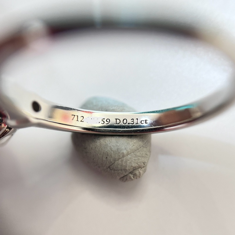 Tiffany&Co 蒂芬妮31分經典六爪鑽戒#6碼-8