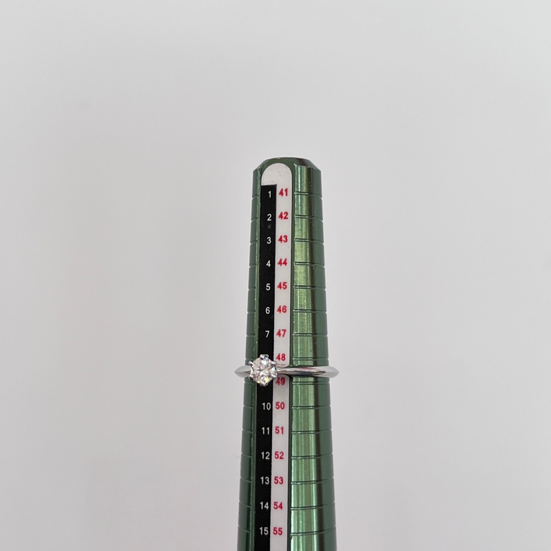 Tiffany&Co 蒂芬妮31分經典六爪鑽戒#6碼-11