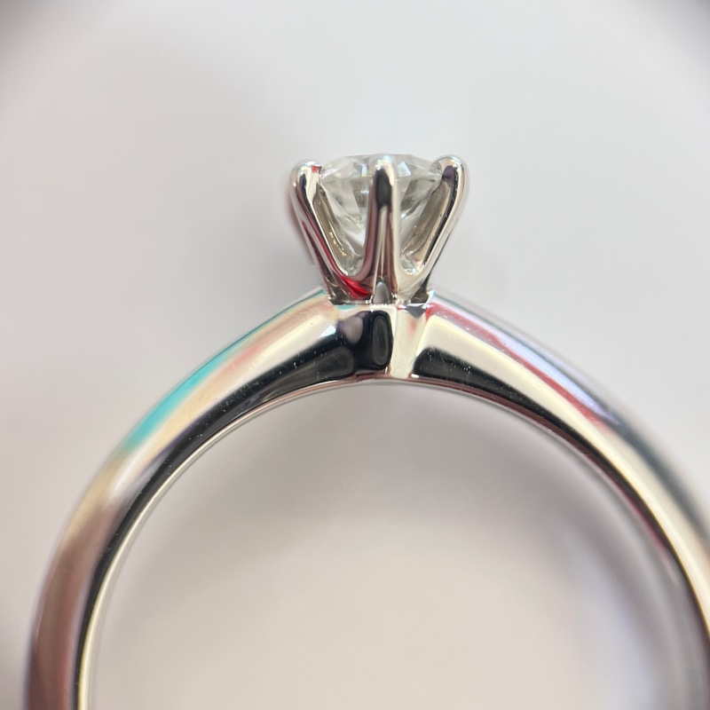 Tiffany&Co 蒂芬妮31分經典六爪鑽戒#6碼-14