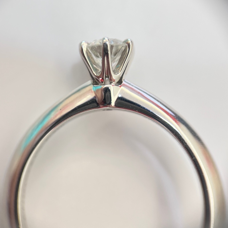 Tiffany&Co 蒂芬妮31分經典六爪鑽戒#6碼-22