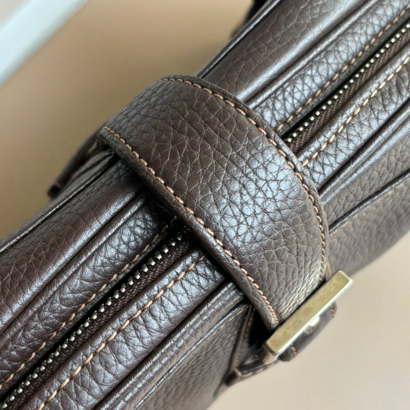 ::LOEWE:: 咖色皮革VINTAGE 80S Y2K 手提包 腋下包 加吊飾超可愛-15