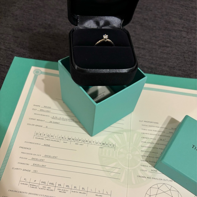 Tiffany0.26克拉 六爪鑽-8