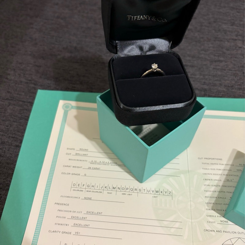 Tiffany0.26克拉 六爪鑽-9