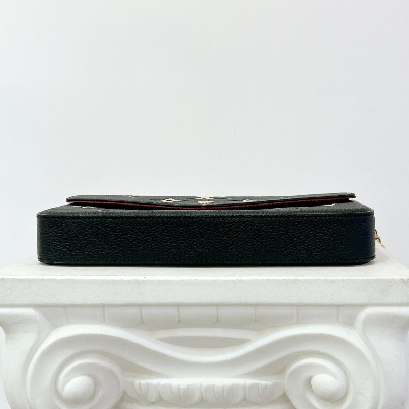 LV M82479 經典Félicie Pochette雙色Empreinte皮革斜背包-5