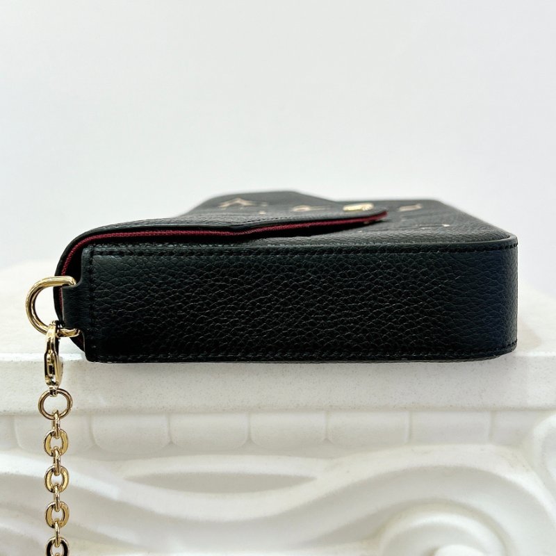 LV M82479 經典Félicie Pochette雙色Empreinte皮革斜背包-7