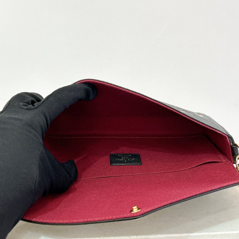 LV M82479 經典Félicie Pochette雙色Empreinte皮革斜背包-24